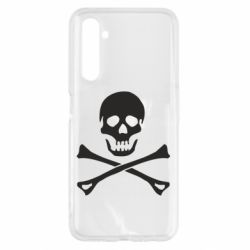 Чехол для Realme 6 Череп и кости - PrintSalon