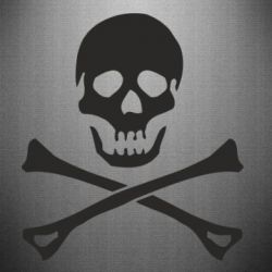 Наклейка Череп и кости