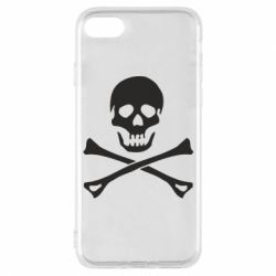 Чехол для iPhone 7 Череп и кости - PrintSalon