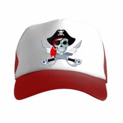 Кепка-тракер Череп пирата - PrintSalon