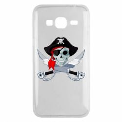Чехол для Samsung J3 2016 Череп пирата - PrintSalon