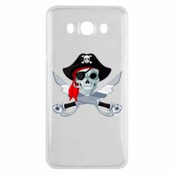 Чехол для Samsung J7 2016 Череп пирата - PrintSalon