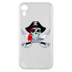 Чехол для iPhone XR Череп пирата