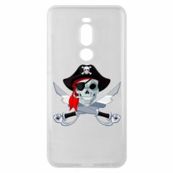 Чехол для Meizu Note 8 Череп пирата - PrintSalon