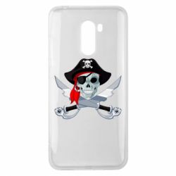 Чехол для Xiaomi Pocophone F1 Череп пирата - PrintSalon