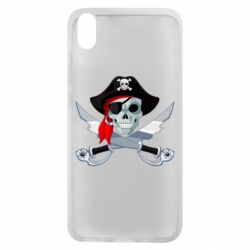 Чехол для Xiaomi Redmi 7A Череп пирата - PrintSalon