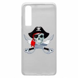 Чехол для Huawei P30 Череп пирата - PrintSalon