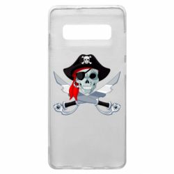 Чехол для Samsung S10+ Череп пирата - PrintSalon