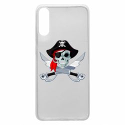 Чехол для Samsung A70 Череп пирата - PrintSalon