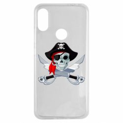Чехол для Xiaomi Redmi Note 7 Череп пирата - PrintSalon