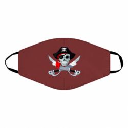 Маска багаторазова Череп пірата