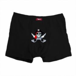 Трусы-боксеры Череп пирата - PrintSalon