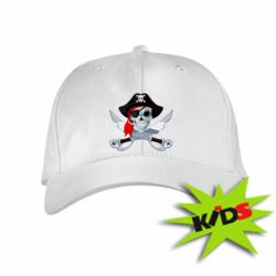 Детская кепка Череп пирата - PrintSalon