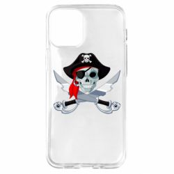Чехол для iPhone 12 mini Череп пирата - PrintSalon