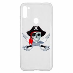 Чехол для Samsung A11/M11 Череп пирата - PrintSalon