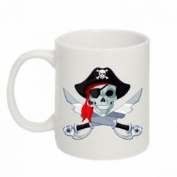 Чашка 320ml Череп пирата