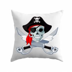 Подушка Череп пирата - PrintSalon