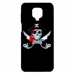 Чехол для Xiaomi Redmi Note 9S/9Pro/9Pro Max Череп пирата-PrintSalon Чехол для Xiaomi Redmi Note 9S/9Pro/9Pro Max Череп пирата