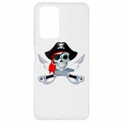 Чехол для Xiaomi Redmi Note 10 Pro Череп пирата