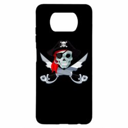 Чехол для Xiaomi Poco X3 Череп пирата - PrintSalon