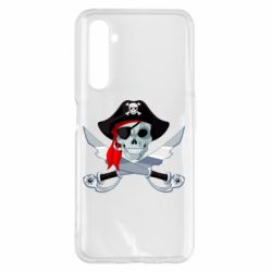 Чехол для Realme 6 Pro Череп пирата - PrintSalon