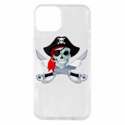 Чехол для iPhone 14 Череп пирата - PrintSalon