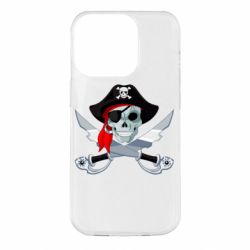 Чехол для iPhone 14 Pro Череп пирата - PrintSalon