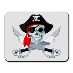 Коврик для мыши Череп пирата - PrintSalon