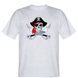 Чоловіча футболка Stedman Череп пірата-PrintSalon Чоловіча футболка Stedman Череп пірата