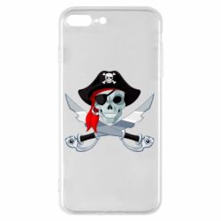 Чехол для iPhone 7 Plus Череп пирата - PrintSalon