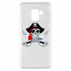 Чехол для Samsung A8 2018 Череп пирата - PrintSalon