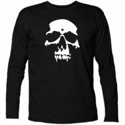 Футболка с длинным рукавом Череп - PrintSalon