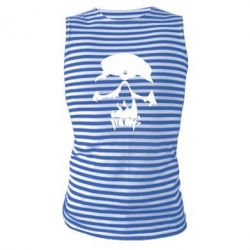 Майка-тельняшка Череп - PrintSalon