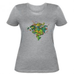 Жіноча футболка Черепашки-ніндзя - PrintSalon