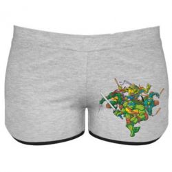 Жіночі шорти Черепашки-ніндзя - PrintSalon