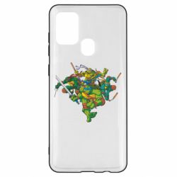Чохол для Samsung A21s Черепашки-ніндзя - PrintSalon