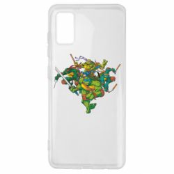Чехол для Samsung A41 Черепашки-ниндзя