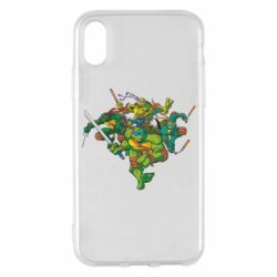 Чохол для iPhone X/Xs Черепашки-ніндзя - PrintSalon