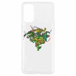 Чохол для Oppo Reno 4Черепашки-ніндзя - PrintSalon