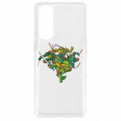 Чохол для Oppo Reno 4 Pro Черепашки-ніндзя - PrintSalon