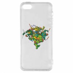 Чохол для iphone 5/5S/SE Черепашки-ніндзя - PrintSalon