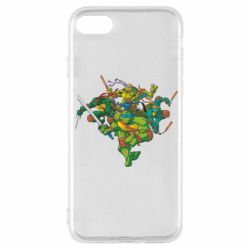 Чохол для iPhone SE 2022 Черепашки-ніндзя - PrintSalon