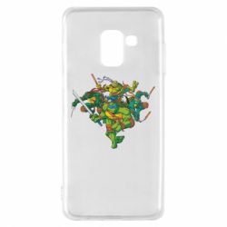Чохол для Samsung A8 2018 Черепашки-ніндзя - PrintSalon
