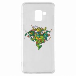 Чохол для Samsung A8+ 2018 Черепашки-ніндзя - PrintSalon