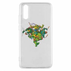 Чохол для Huawei P20 Черепашки-ніндзя - PrintSalon