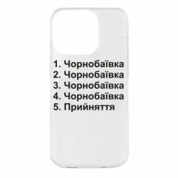 Чехол для iPhone 14 Pro Чернобаевка принятие - PrintSalon