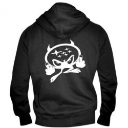 Мужское худи на молнии Чертик Subaru - PrintSalon