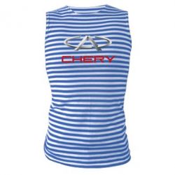 Майка-тельняшка Chery Logo - PrintSalon