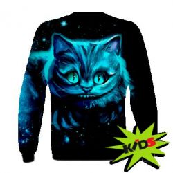 Дитячий 3D світшот Cheshire Cat