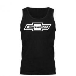 Мужская майка Chevrolet Log - PrintSalon